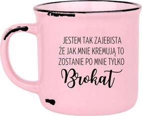 Bögre Rózsaszín Retro Ajándék Vicces Anyák Napja Csak Csillámpor Marad