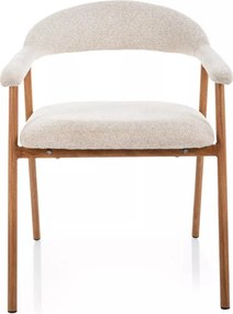 Lagos D Raven étkezőszék világosbézs/tölgy