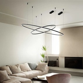 Függeszték Fekete IDEAL LUX 304441
