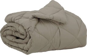 vidaXL Teljes éves takaró Világosszürke 200 x 135 cm Mikroszál