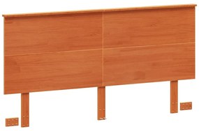 viaszbarna tömör fenyőfa fejtámla 160 cm