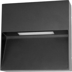 ITALUX OWL-2685-3K FENIS Modern Kültéri Fali Lámpa Fekete LED IP54