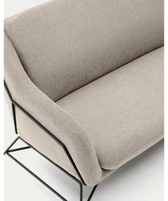 Bézs kanapé 128 cm Brida – Kave Home