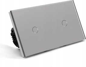 Érintőkapcsoló 1+1 Lépcső+normál Üvegkapcsoló