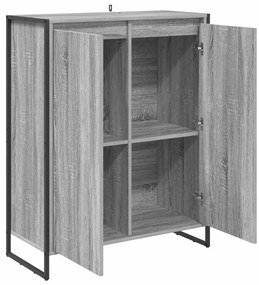 Cipőszekrény tárolóval Szürke Sonoma 79 x 36 x 100 cm Faanyag