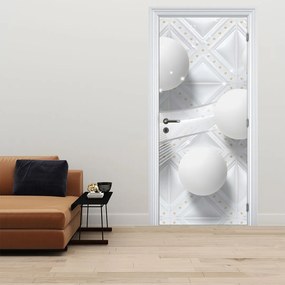 Fotótapéta ajtóra - Absztrakt gömbök (95x205cm)