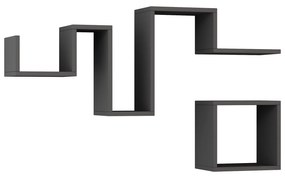 Fali polc Follow - Anthracite