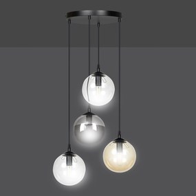 Emibig modern függeszték cosmo fekete emi714/4prem