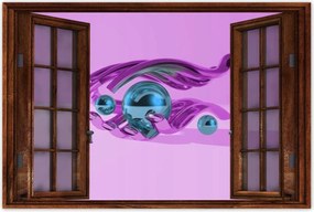 Poszterek 60x40 Lila illusztráció