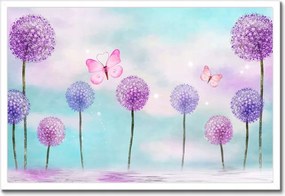 Poszterek keretben 60x40 Varázslatos pillangók földje