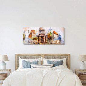 Kép - Festett városi emlékmű (120x50 cm)