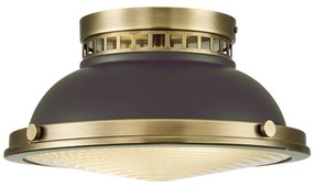 Hinkley HK-AMELIA-F-M-RB - Mennyezeti lámpa AMELIA 2xE27/40W/230V fekete/bronz