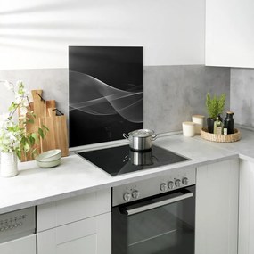 Edzett üveg falvédő tűzhelyhez 70x60 cm Smoke – Wenko