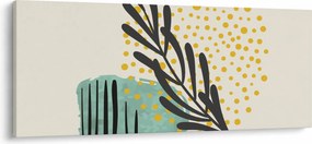Kép - Absztrakt lapok N⁰3 (120x50 cm)