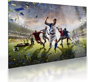 Kép - futball (üvegen) (70x50 cm)