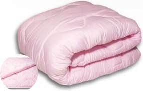Egész Éves Paplan 180X200CM Rózsaszín Meleg Bolyhos Antiallergén Prémium