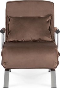 Dönthető fotel barna bársony kárpittal – BART