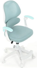 Junior Irodai forgószék kék mesh kárpittal. KA-W8008 BLUE