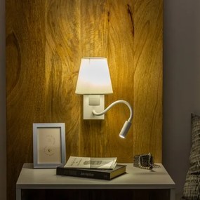 Brilagi - LED Fali lámpa NUBILA 1xE27/25W/230V + LED/3W fehér