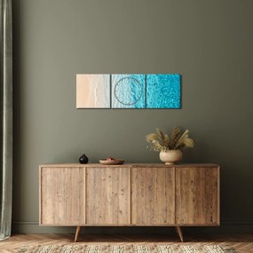 Kép - Strand (órával) (90x30 cm)