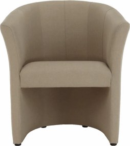 Klub fotel, bézs anyag, CUBA