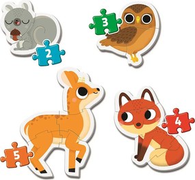 Állatos Forest My First baba forma puzzle Clementoni