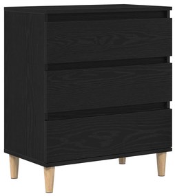 Fekete tölgy kis szekrény 60x35x70 cm Műanyag