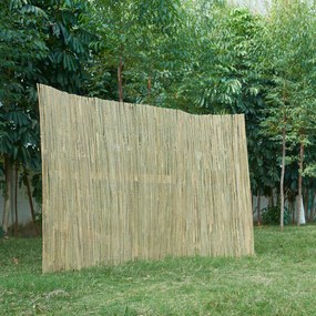 [casa.pro] Bamboo fence Baarle privacy screen mat 100x500cm nature