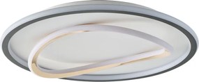 ZUMA LINE MX3889-1A-3BGT LENS Kerek Mennyezeti Lámpa Fekete, Arany LED IP20