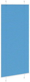 pliszírozott redőny kék 90x200 cm szövetszélesség 89,4 cm