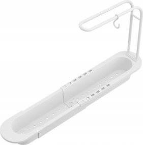 Mosogató Szervező Összecsukható Kosár Műanyag Csepegtető Fehér