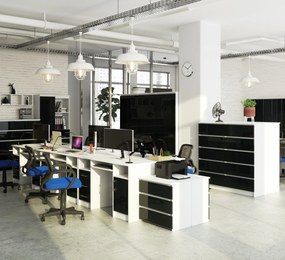 PC asztal Aziza  (fehér + fényes grafit). Akció -15%. 1069607