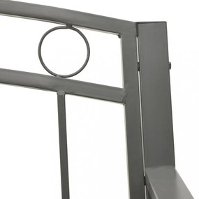 szürke kerti pad 120 cm