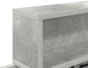 Fali Kabáthorog Beton szürke 100 x 12 x 43.5 cm Faanyag
