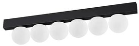 Ideal Lux - LED Mennyezeti lámpa PING PONG 6xLED/3W/230V CRI 90 fekete