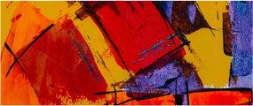 Absztrakciós kép (120x50 cm)