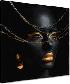 Vászonkép 90x90 Arany szépség