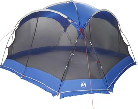 vidaXL Szúnyoghálós sátor tetővel Azure kék 434 x 434 x 230 cm