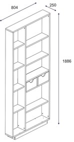 Regál Mubede (tölgy) . 1093001