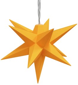 10 db sárga karácsonyi lámpa LED-del 10 cm