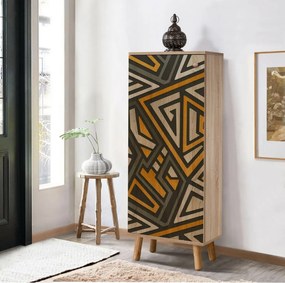 Mega Sonoma Oak Triangle cipősszekrény