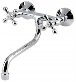 Gamma Retro-A3 fali mosogató csaptelep - króm