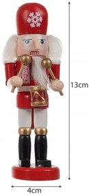 Karácsonyi díszek NUTCRACKER szett 5 db, színes