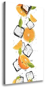 Fali vászonkép Narancs és jég ocv-50150012