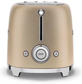 50's Retro Style toustovač P2 950W matný zlatý - SMEG