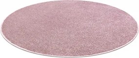 SANTA FE szőnyeg kör rózsaszín 60 egyszerű egyszínű kerék