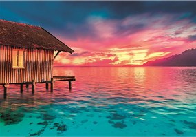 Naplemente Paradise 500 db-os Peace puzzle Clementoni