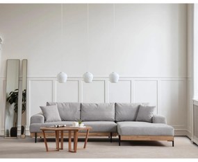 Sarokkanapé Eti Oak Jobbos - Szürke