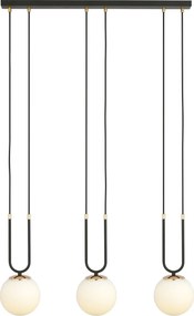 Emibig modern függeszték glam fehér fekete emi1112/3