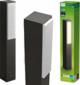 LED-es kerti lámpa Stratosphere 3,8W 4000K IP44 antracit Philips